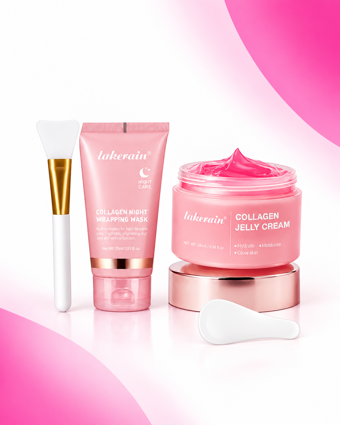Collagen Jelly Peel-Off Face Mask – Overnight Hydration & Skin Firming Care