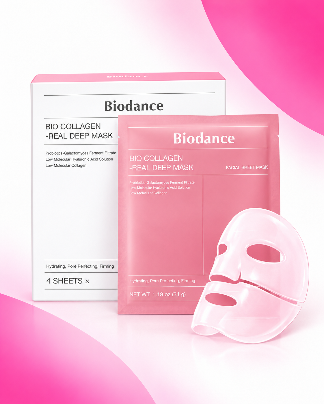 Bio-Collagen Hydrogel Face Mask | Overnight Hydration