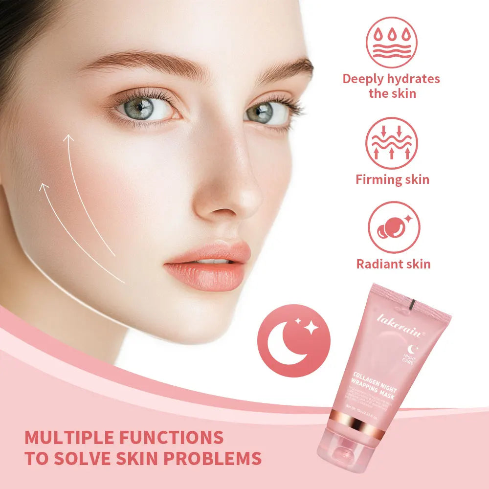 Collagen Jelly Peel-Off Face Mask – Overnight Hydration & Skin Firming Care