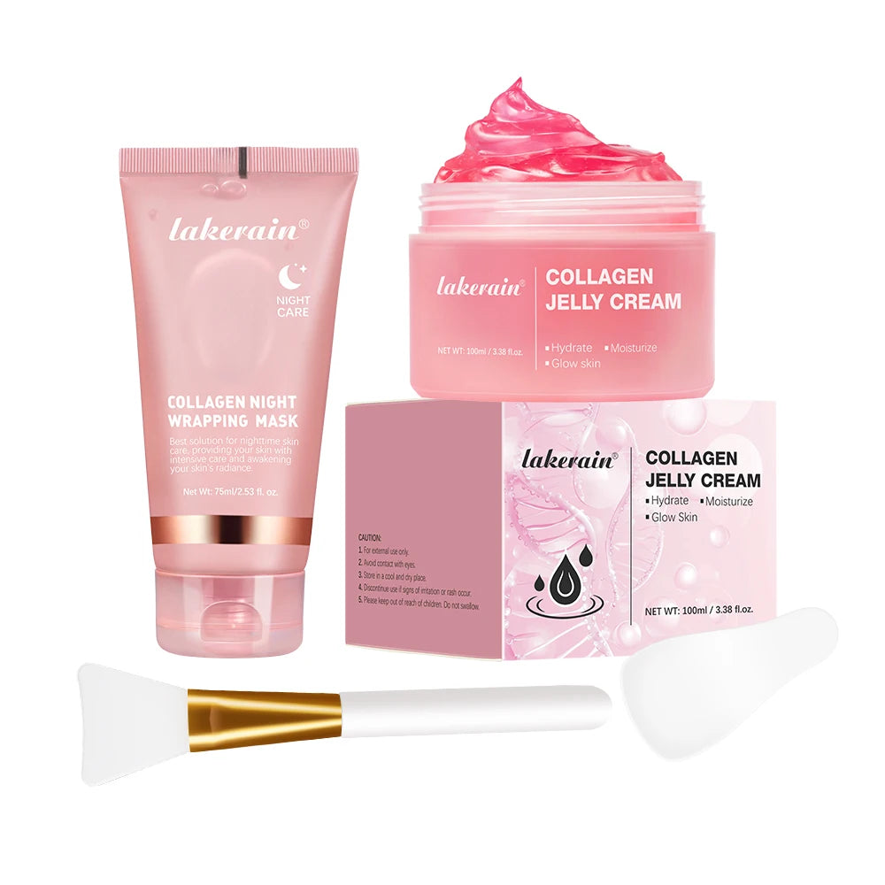 Collagen Jelly Peel-Off Face Mask – Overnight Hydration & Skin Firming Care