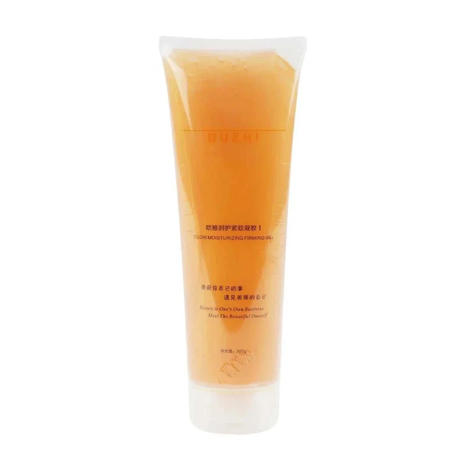 Ultrasonic RF Gel in a translucent orange tube, featuring a flip-top cap and printed product label